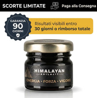 Shilajit dell'Himalaya puro al 100% — testato Eurofins, cucchiaio dosatore incluso